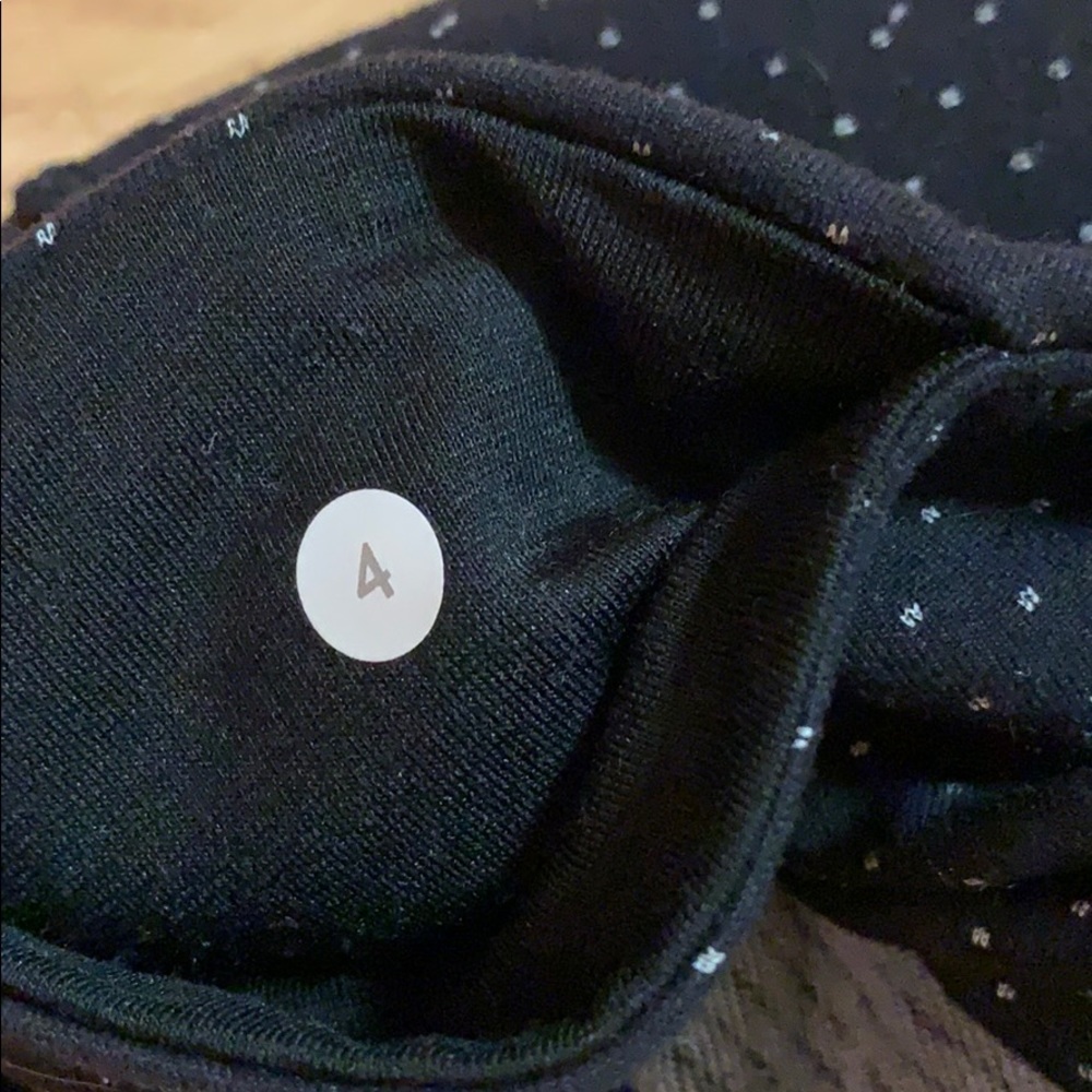 Lululemon Polka Dot leggings size 4